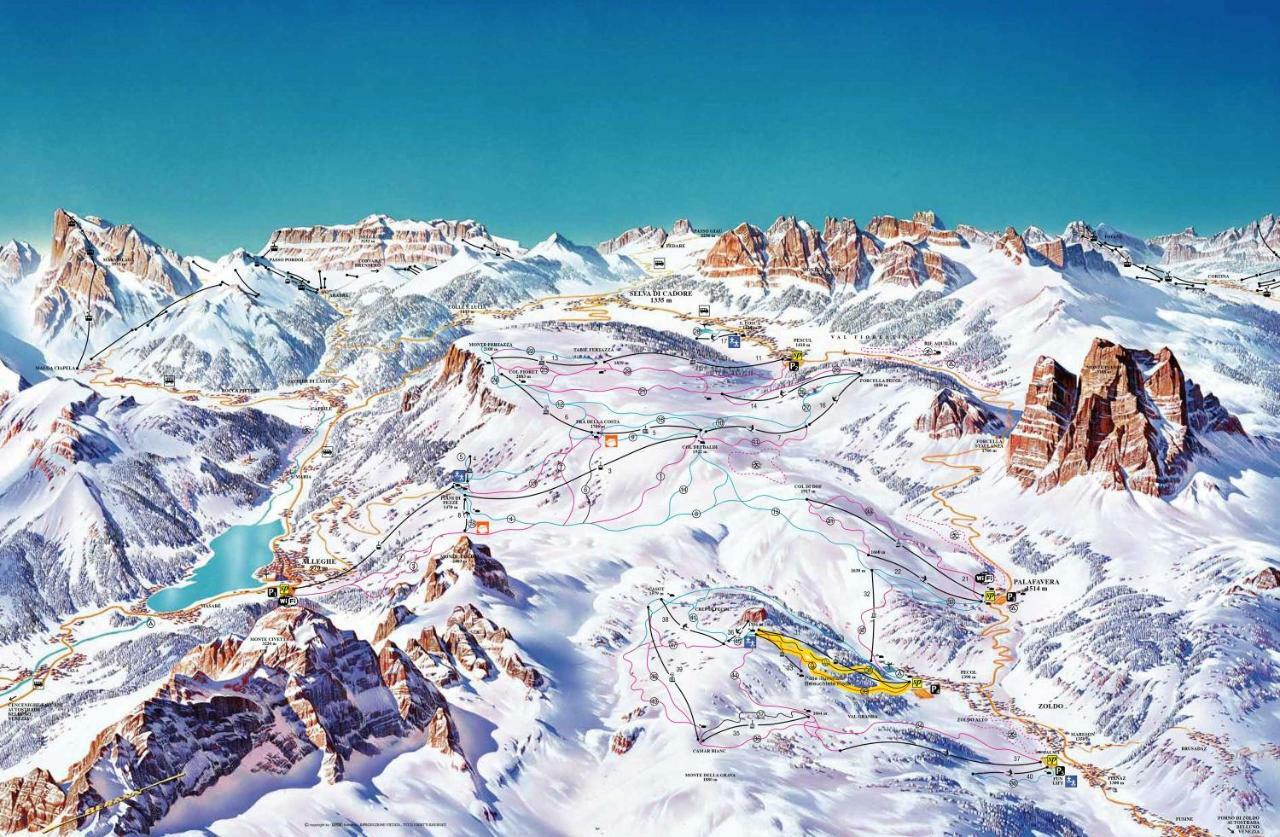 Appartamento Le Pale Alleghe Exteriér fotografie